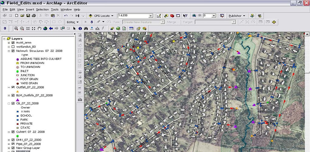 bloomfield drainage mapping