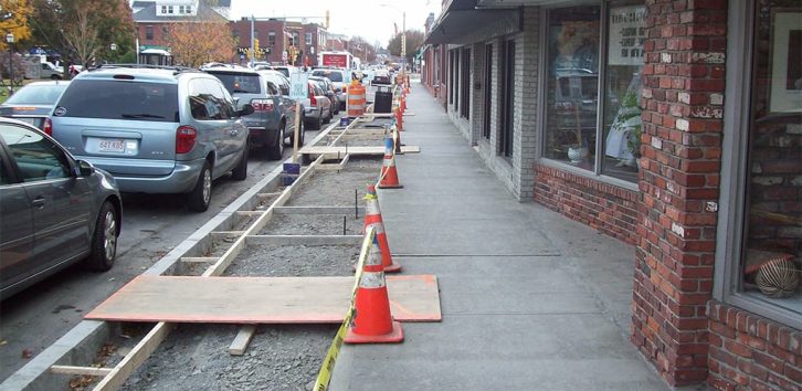 Water Main Replacement Streetscape Enhancements Needham 2