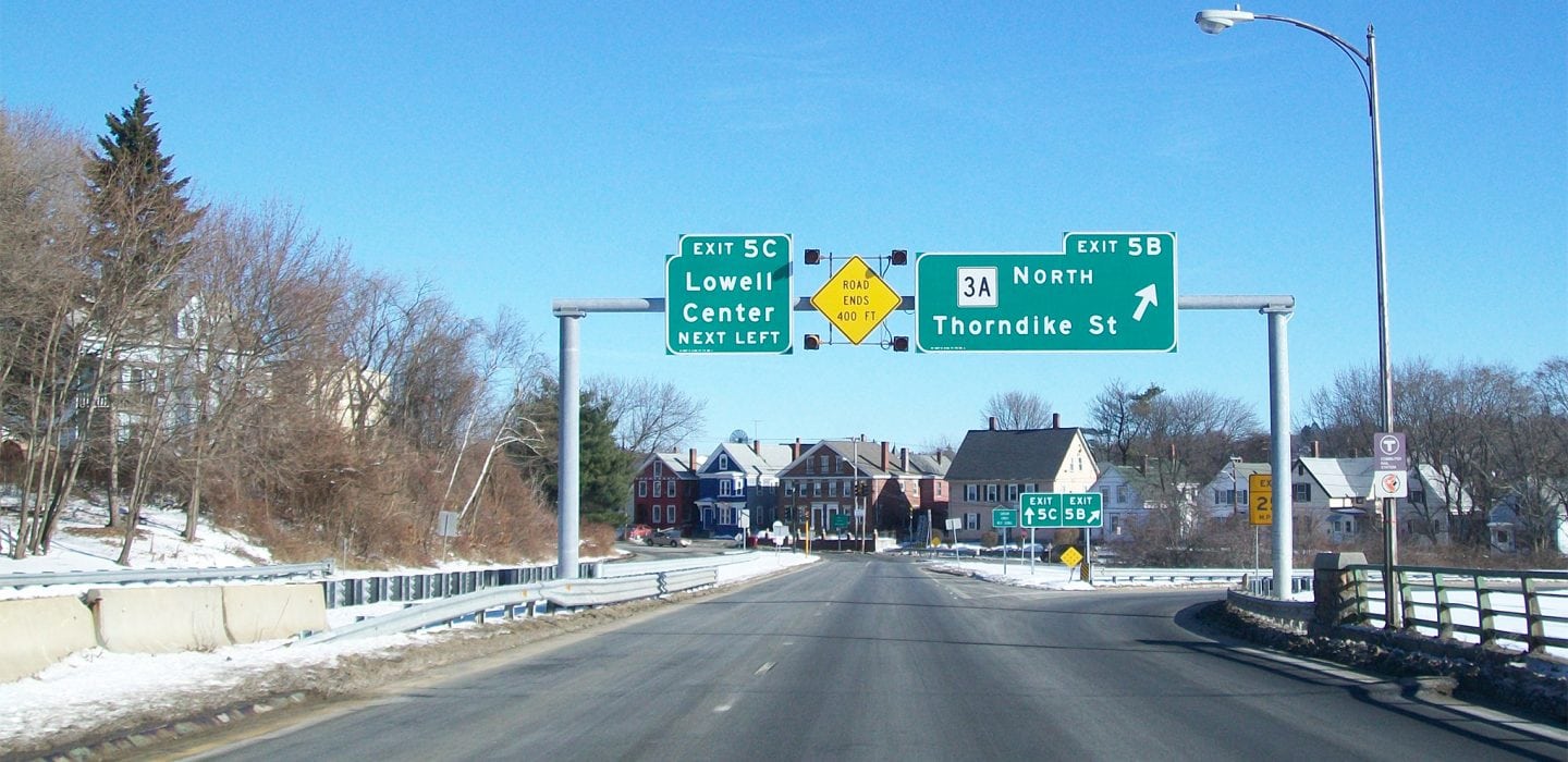 highway sign MA
