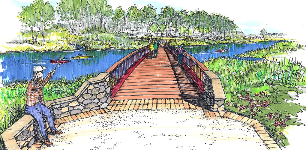 New Bedford Bridge Sketch