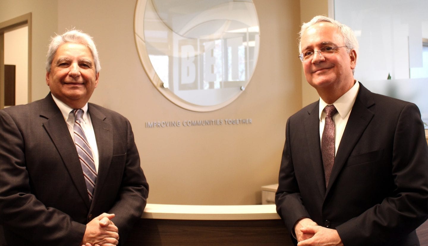 Frank Romeo, PE with Joe D'Alesio, PE