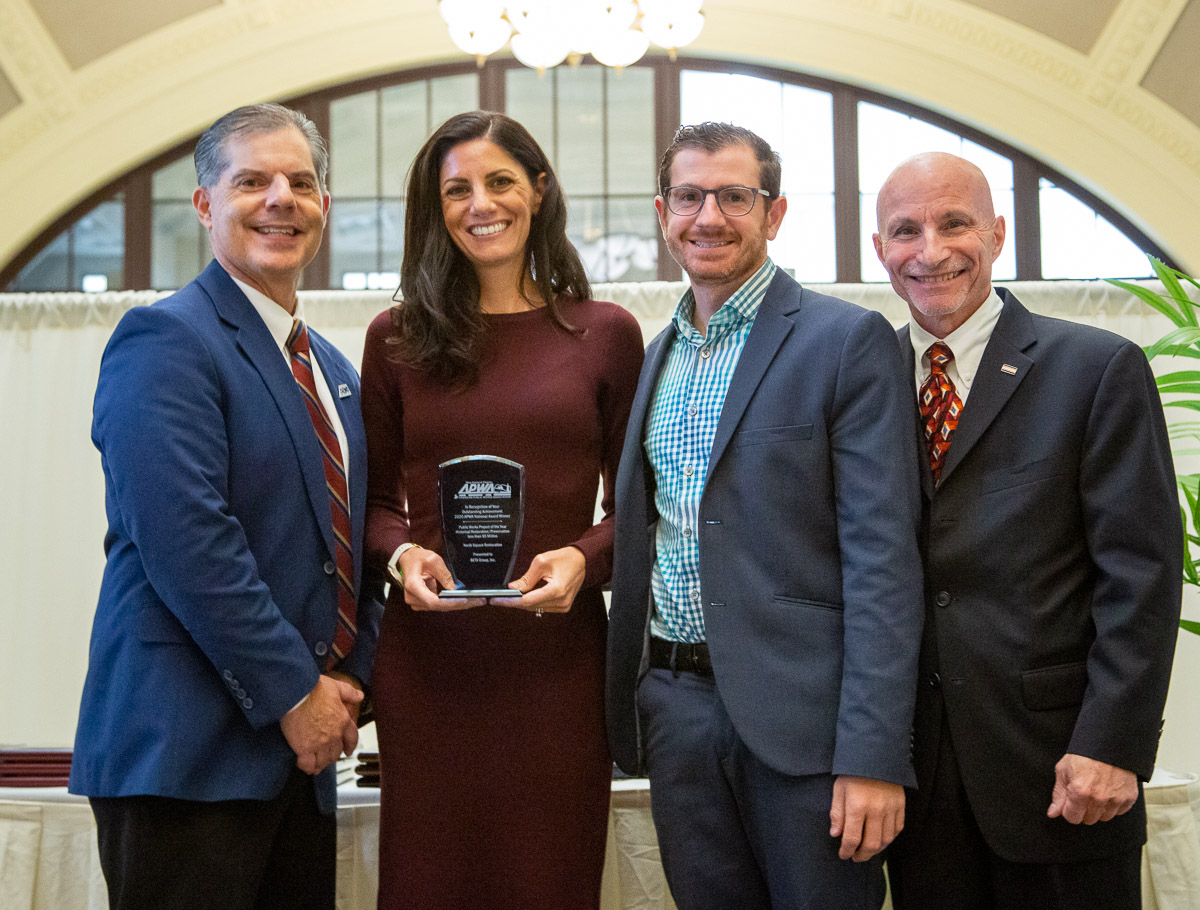 BETA accepts Harry S. Swearingen Award from NEAPWA