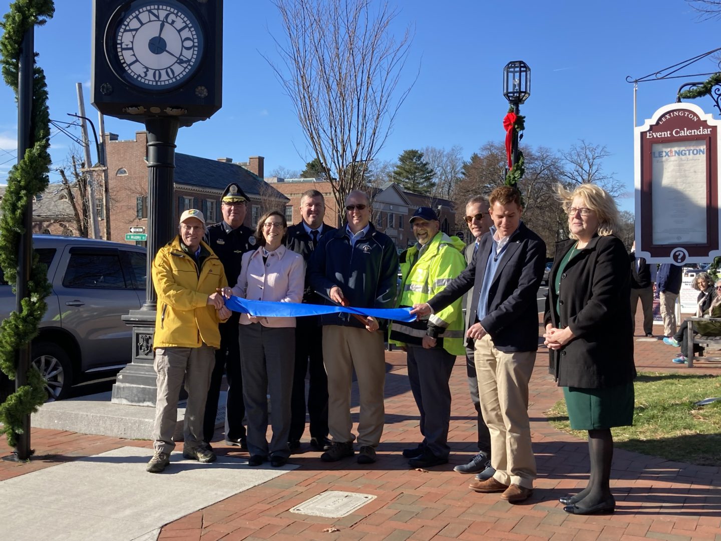 Lexington Center Streetscape ribbon cutting