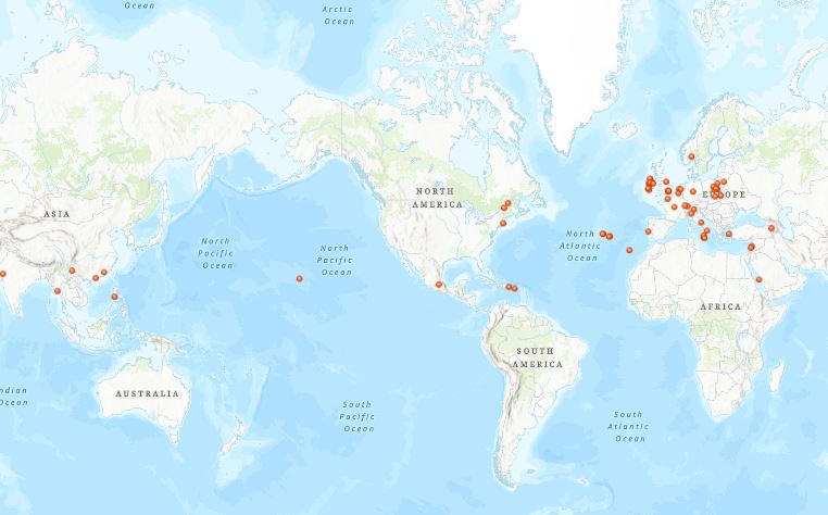 Map of cultural heritage to celebrate diversity on GIS Day