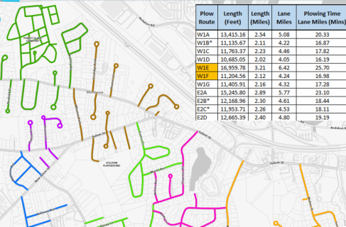 Snow Plow Routes