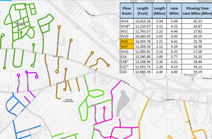 Snow Plow Routes