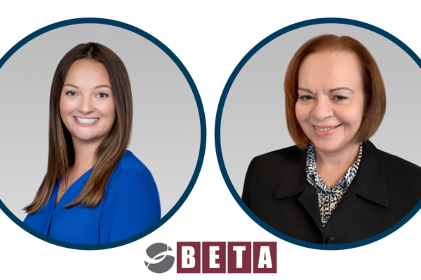 Headshots of two women engineers on the BETA team.
