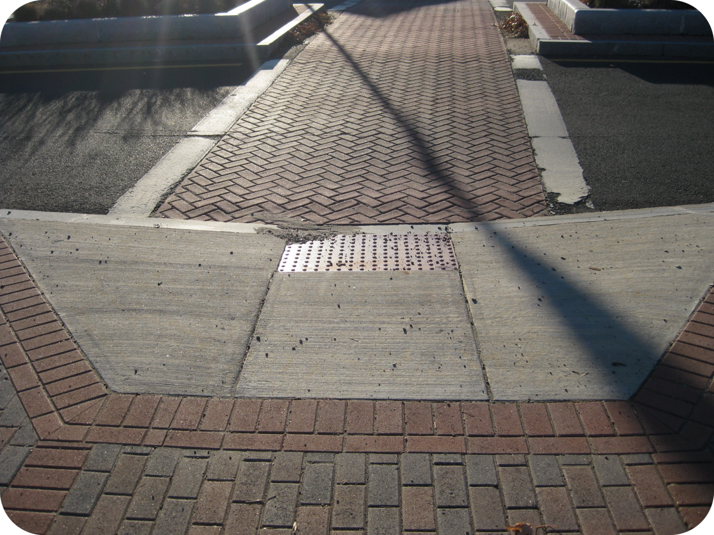 An ADA-compliant ramp in Hartford, CT