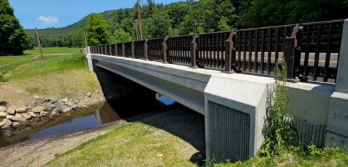 A view of the North Poland Road bridge in Conway, MA